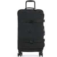 Kipling Basic Spontaneous 4-pyöräinen vetolaukku M 66 cm Musta