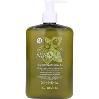 Echos Line Maqui 3 värisäästö Balm -hoitoaine - Vegaanipalsami värillisille hiuksille, 385 ml