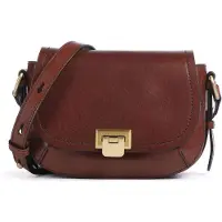 The bridge Federica Crossbody-laukku Nahka 20 cm Ruskea