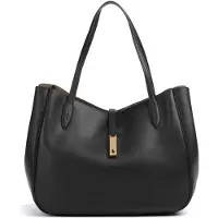 Ralph Lauren Polo ID Shopperit Nahka 44 cm Musta