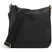 Ralph Lauren for woman. 431970152001 Cameryn grained leather crossbody bag black (OSFA), Casual