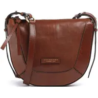The bridge Fedora Crossbody-laukku Nahka 27 cm Ruskea