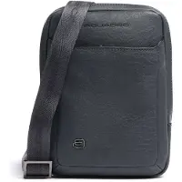 Piquadro Black Square Crossbody-laukku Nahka 17 cm Sininen