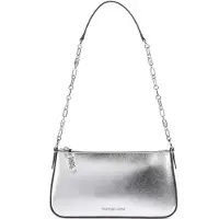 Michael Kors Md Chain Pouchette - Silver - ONE SIZE