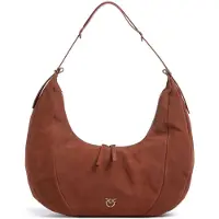 Pinko Slouchy Olkalaukku Nahka 40 cm Punainen