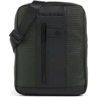Piquadro Brief Crossbody-laukku 21 cm Vihreä