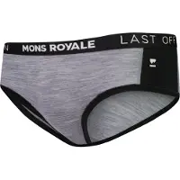 Mons Royale Women's Sylvia Boyleg Grey Heather / Black Alusvaatteet XS