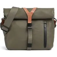 Aunts & uncles Japan RE Seki RE Crossbody-laukku 25 cm Oliivinvihreä