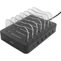 Deltaco USB-latausasema 6-porttinen - Quickcharging