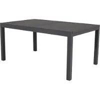 Venture Home Jatkettava puutarhapöytä Marbella 160/240cm, musta