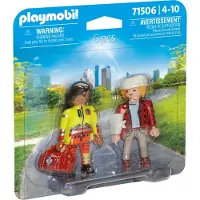 Playmobil DUOPACKS Ambulanssilääkäri potilaan kanssa 71506