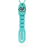 Mondikaarten Flexilight Reading lamp Bookworm Aqua
