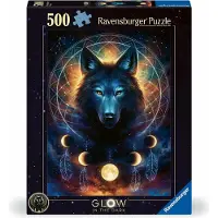 Ravensburger Puzzle: Starline - Wolf (Glow in the Dark) (500 pcs) (12000442)