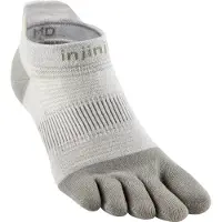 Injinji Men's Run Lightweight No-Show Sand Urheilusukat L