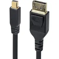 StarTech.com Mini DisplayPort - DisplayPort 1.4 -näyttökaapeli, 3m, musta