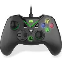 Freaks and Geeks Black Wired Controller for PC with 3M Cable - Wired Controller - PC