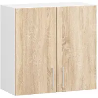 NORE Lima seinäkaappi W60, valkoinen / tammi