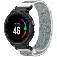 CaseOnline Nailonrannekoru Garmin Forerunner 220/230/235/620/630 / 735XT - harmaa