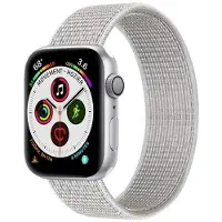 CaseOnline Apple Watch 5 (44 mm) nylonrannekoru - Summit White