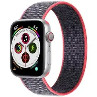CaseOnline Apple Watch 5 (44 mm) nylonrannekoru - Electric pink