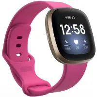 CaseOnline Sport Rannekoru Fitbit Versa 3 - Ruusu