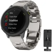 CaseOnline Rannekoru titaani Garmin Forerunner 745- Hopea