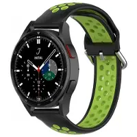 CaseOnline EBN Sport Rannekoru Samsung Galaxy Watch 4 Classic 42mm - Musta/Vihre