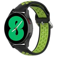 CaseOnline EBN Sport Rannekoru Samsung Galaxy Watch 4 44mm - Musta/Vihreä