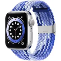 CaseOnline Punottu elastinen rannekoru Apple watch 6 (40mm) - gradientblue