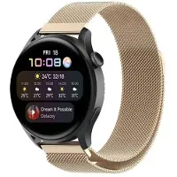 CaseOnline Milanese Rannekoru Huawei Watch 3 Pro - Vintage Gold
