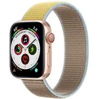 CaseOnline Apple Watch 6 (44 mm) nylonrannekoru - Camel