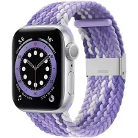 CaseOnline Punottu elastinen rannekoru Apple watch 6 (40mm) - gradientpurple