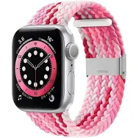 CaseOnline Punottu elastinen rannekoru Apple watch 6 (44mm) - gradientred