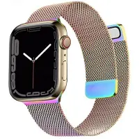 CaseOnline Milanese Rannekoru Apple Watch 7 (41mm) - Rainbow