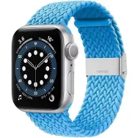CaseOnline Punottu elastinen rannekoru Apple watch 6 (40mm) - skyblue