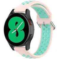 CaseOnline EBN Sport Rannekoru Samsung Galaxy Watch 4 44mm - Vpunainen/minttu