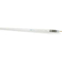Laatuantenni Oy ANTENNIKAAPELI VALKOINEN 6.8MM 18.7DB ECA 100M (AL112 PVC A+/HD 103 100M)