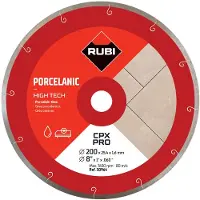 Rubi Timanttilevy märkäleikkaukseen CPX 200 PRO; 200 mm