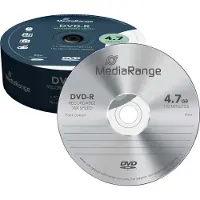 MediaRange MR403, DVD-R, Kakkulaatikko, 25 kpl, 4,7 GB