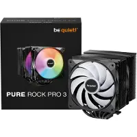 be quiet! Pure Rock Pro 3 LX Black, Ilmanjäähdytin, 12 cm, 2000 RPM, 105,1 m³/h, Musta (BK043)