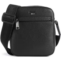 BOSS for man. 50536475 Ray Zip black crossbody bag (OSFA), Casual, Polyurethane