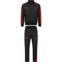 TAPOUT Juoksupuku ' PUNKASS TRACK ' punainen / musta | L | male