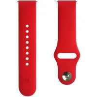 Evelatus 20 mm silikoniset lenkkirannekkeet (130 mm M / L) Punaiset
