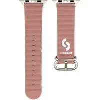 Connect Watch 42/44/45 mm merellinen nahkainen kellon ranneke Savunvioletti
