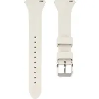 Connect 22 mm T-muotoinen solki, silikoninen silmukkainen kellon ranneke, 130 mm M / L, hopea
