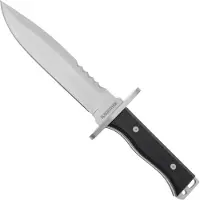 Rough Ryder RR2541, Bead Blasted Stainless, Black G10, fixed knife