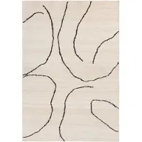 Ferm Living , Käsinkudottu Matto Juutti Gesso Off-White 140x200 cm