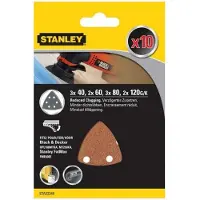 Stanley Hiomapaperi Delta -hiomakoneeseen ; P40/60/80/120; 10 kpl.