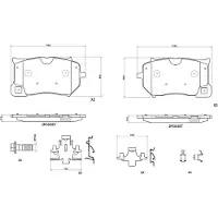 Brembo Jarrupalasarja (4kpl), levyjarru P 86 036