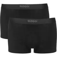 Sloggi Bokserishortsit 'EVER Ease' tummanharmaa / musta